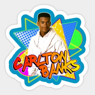 Carlton Banks // Fresh Prince Retro 90s FanArt Sticker